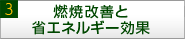 3 燃焼改善と省エネルギー効果